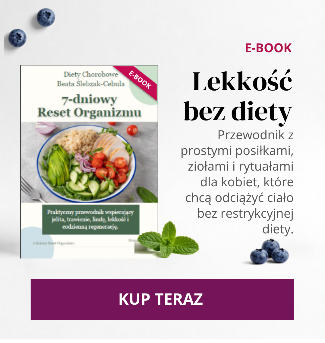 E-BOOK 7 dniowy reset organizmu- Lekkość bez diety